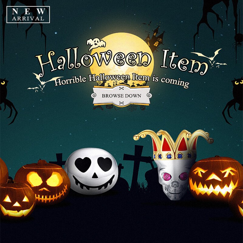 WOSTU Halloween koraliki 925 Sterling srebrna czaszka dynia magia przewodnik Charm Fit oryginalna bransoletka wisiorek straszne Party biżuteria