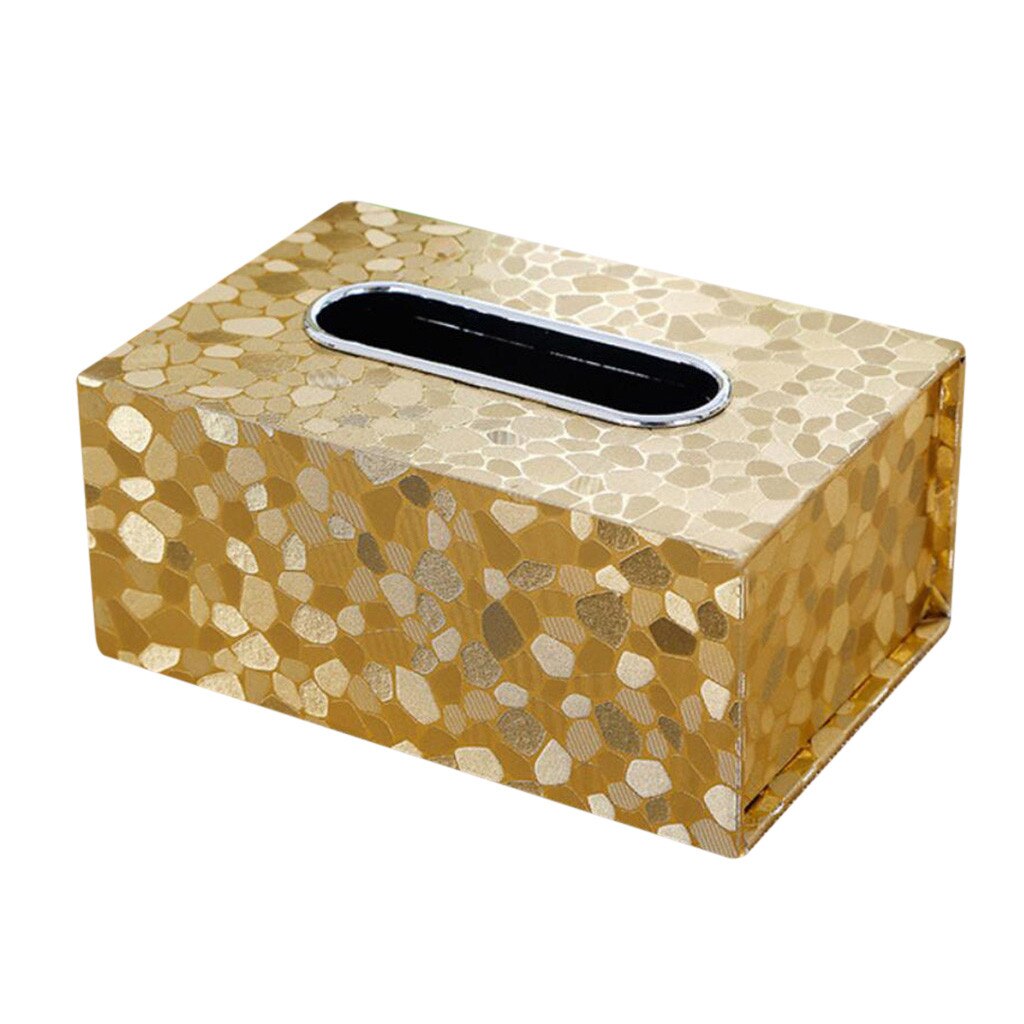 Leather Tissue Box European Napkin Tray Boxes Medium Leather Car Tissue Box Holder Box Case Pouch Table Tissue Holder