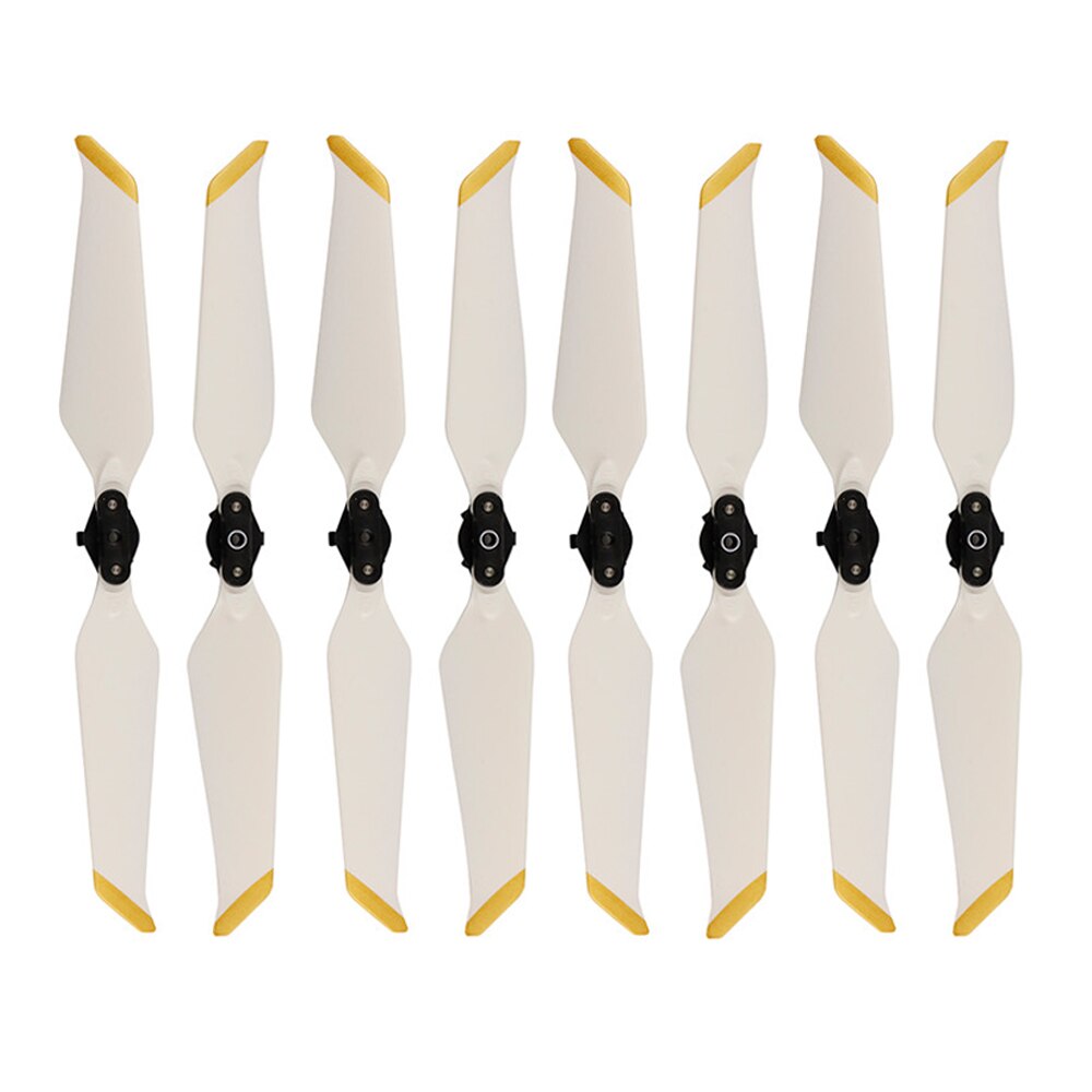 Propeller for DJI Mavic 2 Pro Zoom 8743 Low-Noise Props Quick-Release Blade 8743 Noise Reduction Fan Drone Parts Screw Accessory: 8PCS White