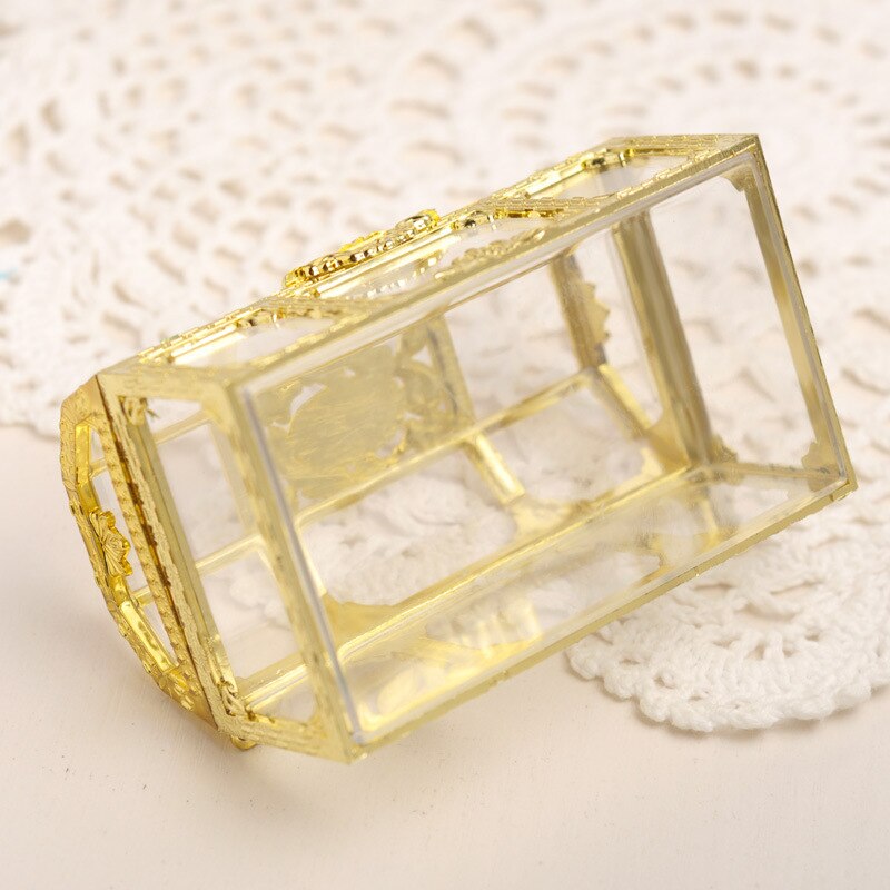 Coffre au trésor pour bonbonnière, coffret décoratif en chocolat, fournitures pour de mariage 11