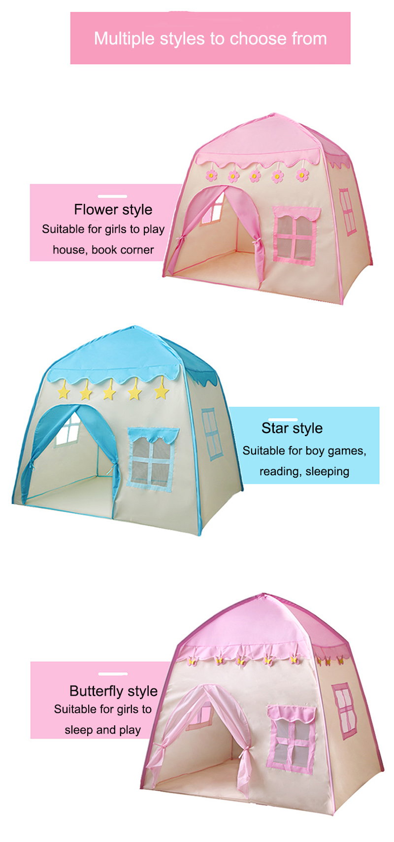 freundlicher Spiel Haus Ozean Ball Schwimmbad freundlicher Fotografie Requisiten Mädchen Raum Dekoration freundlicher Zelt Spielhaus Prinzessin Schloss Zelt