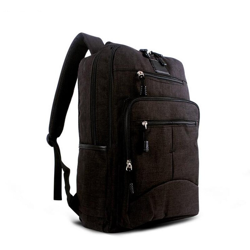Senkey style Men Backpacks Boys And Girls Students School Bags For Teenage Casual Travel Mochila Large Capacity Laptop Backpacks: Black