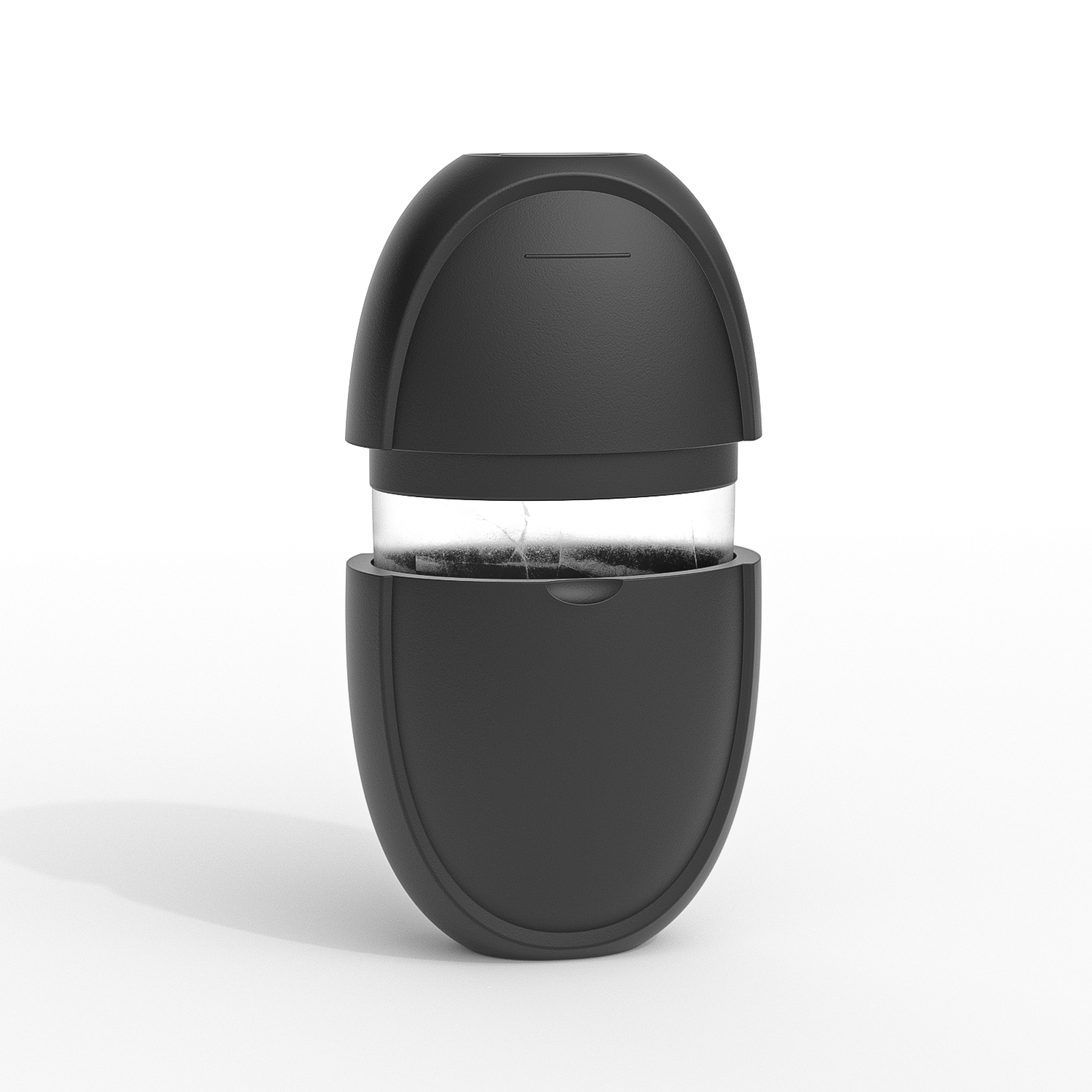 Siliconen Ijsroller Mal Mini Draagbaar Gezichtsreinigingstool Koud Kompres Rustgevende Massage Ijsdoos Duurzaam Huidverzorgingstool: Black