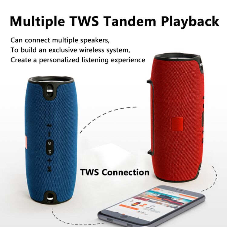 outdoor wireless column waterproof super bass music center High power portable bluetooth speaker 40W subwoofer speaker TF card