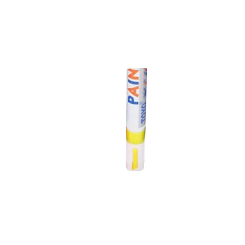 1PC Colourful Metal Wood Stone Waterproof Oily Marker Paint Pen Tire Rubber Glass School Stationery Office Supplies: Yellow