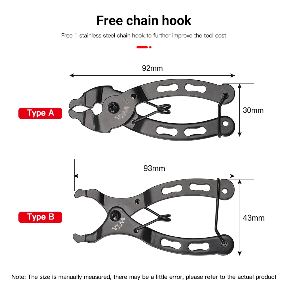 Mini Bike Chain Quick Link Tool Fietsen Chain Klem Keten Link Magic Gesp Tang Bike Tool Verwijdering Quick Repair Tool