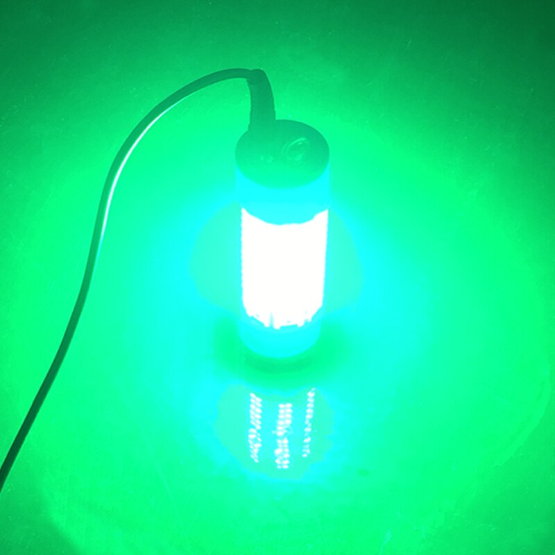 5 M 100 W 12V LED Underwater Fishing Light IP68 Waterproof Lures Attracting Fish Finder Lamp: Green / 81-100W
