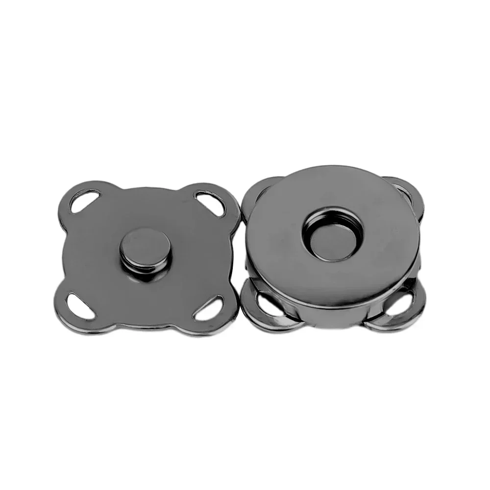 1/10 zestawów zapięcia zatrzaski montażowe magnetycznych guziki torebka torebka portfel torby rzemieślnicze części Mini adsorpcyjna klamra 14/18mm sprzedaż hurtowa: M / WHITE