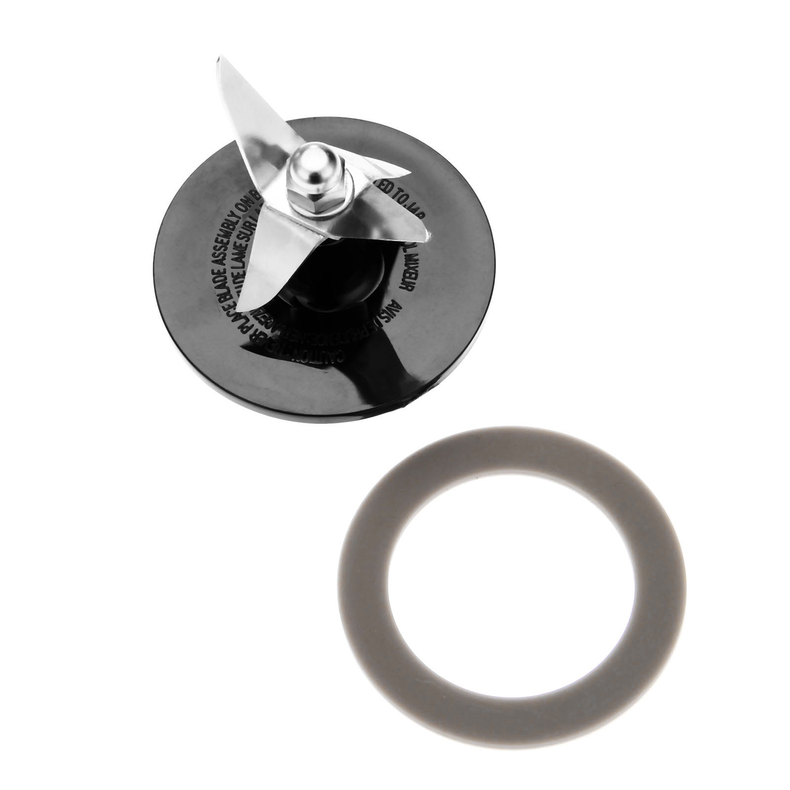 2 pçs/set Cortador De Lâmina De Reposição com Rubber Junta Parte Fit para Peças Liquidificador Liquidificador Cuisinart Cozinha Preto