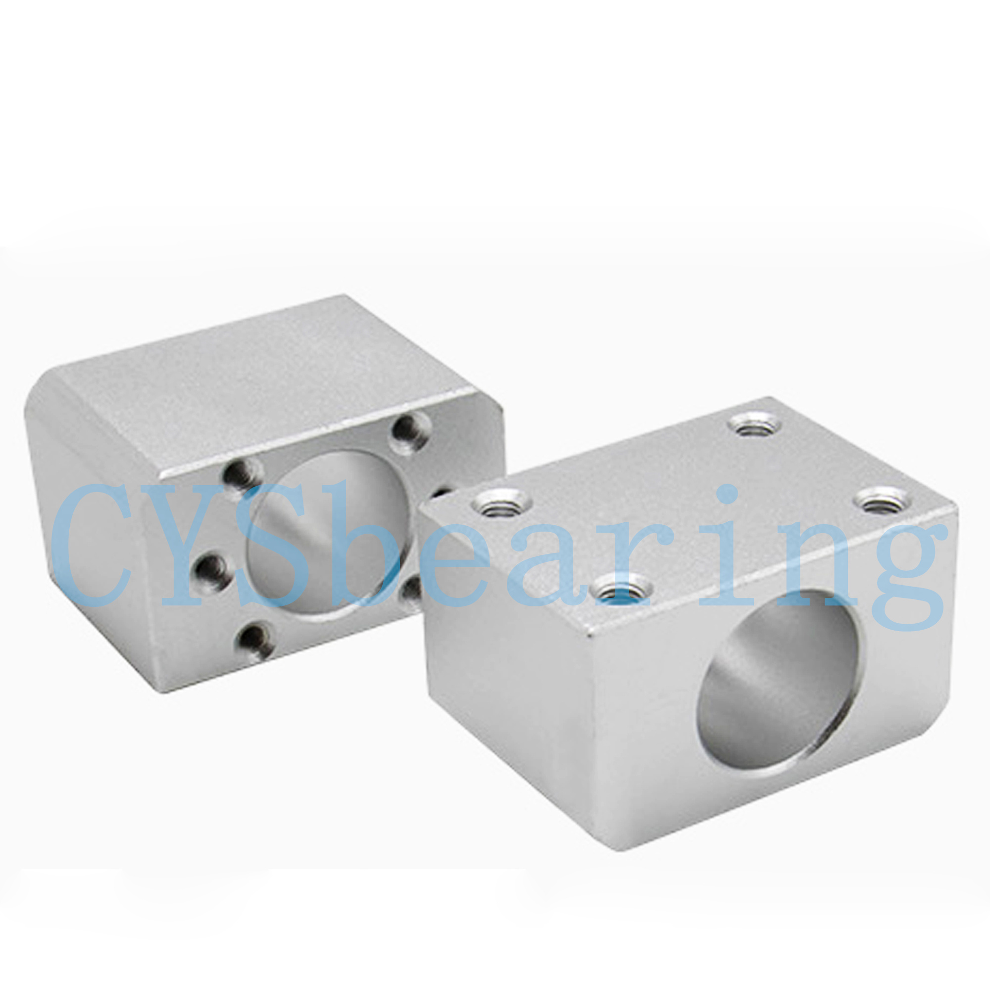 Sfu 1204 22mm or 24mm hål storlek kulskruv mutterhus aluminium material monteringsfäste för kulskruv 1204 cnc delar