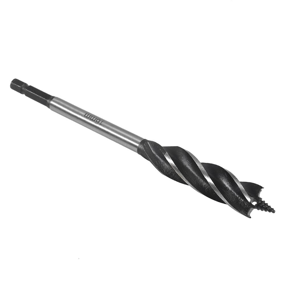 Neoteck 6 stk fireblads Brann spor kraftborskrue bit treborsett 1/4 firkantet sekskanthåndtak  (6.35mm)
