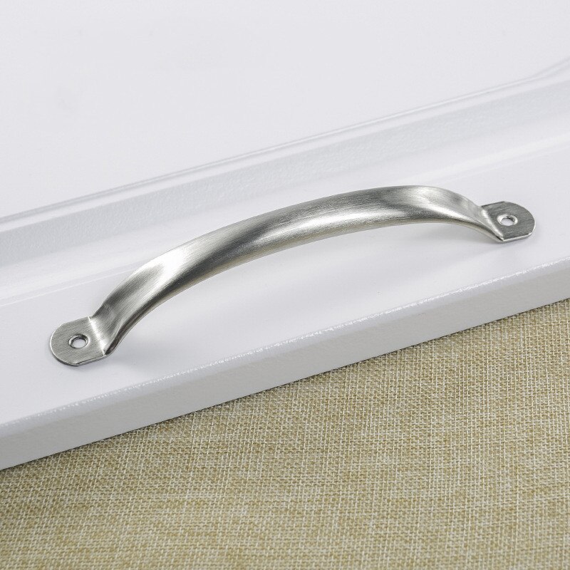 Stainless Steel Door Handles Cupboard Knob Silver Drawer Pulls Kitchen Cabinet Knobs 63mm 79mm 104mm 125mm Old Style