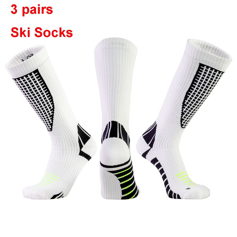 5 pares de calcetines térmicos impermeables largos y cálidos para esquí espesos para deportes de invierno, transpirables, esquí, snowboard, 24 estilos