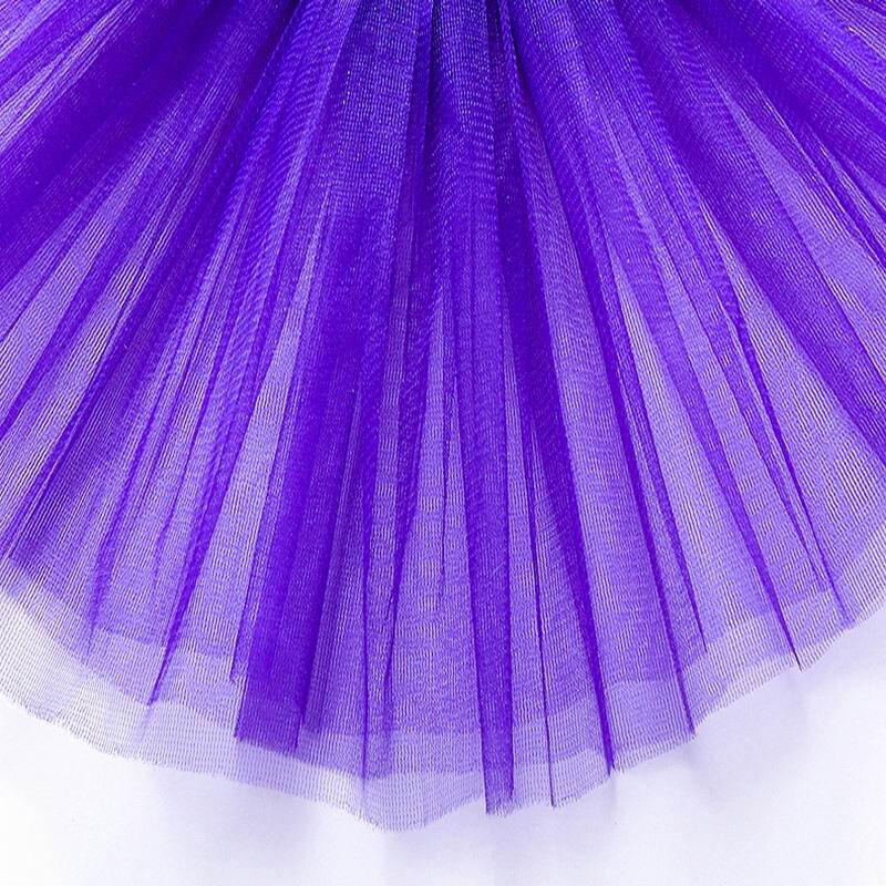Baby flickor chiffong fluffiga pettiskirts tutu prinsessa festkjolar danskläder tyll tutu balett tjej kjol prinsessa i 2-8 år