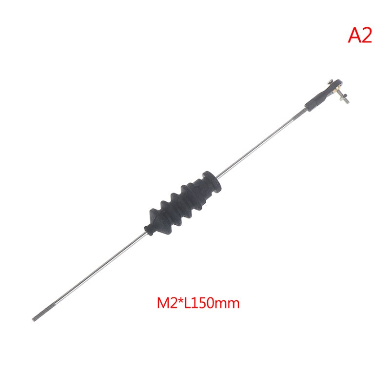 RC Modell Stiefel drücken Stange Bausatz Enthalten M2 Stange Ende + Gummi Faltenbalg Dichtungen + M2 Zugstange: Licht Grün