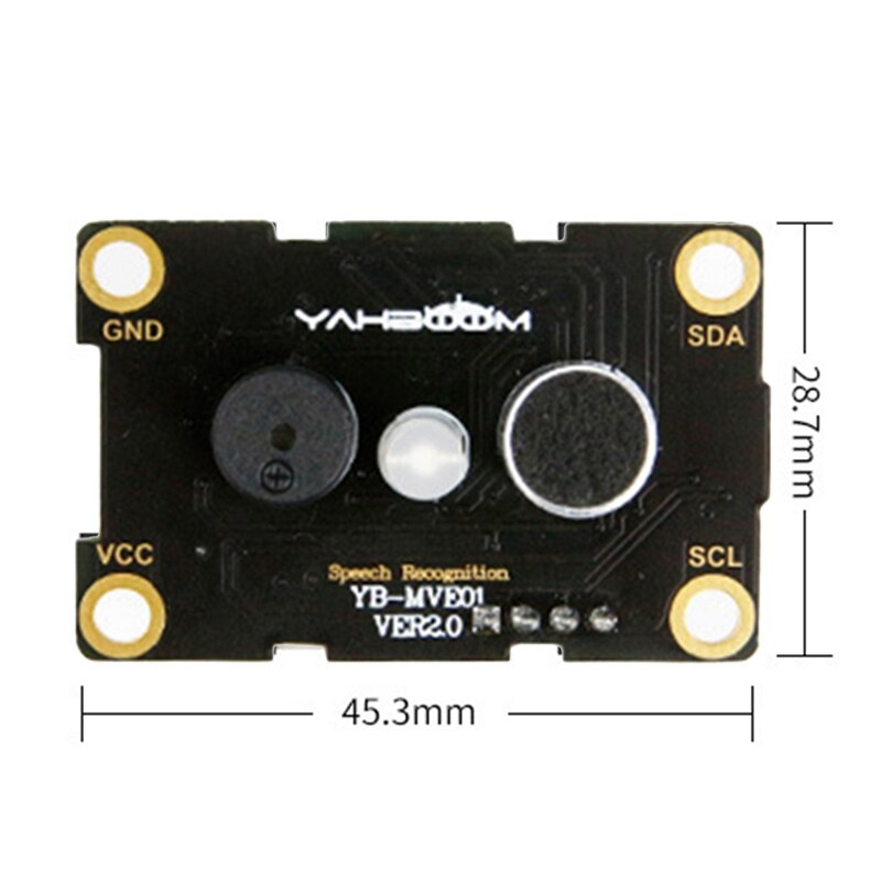 Yahboom Voice Recognition Module LD3320 - AI Smart Development Board for Arduino & Raspberry Pi