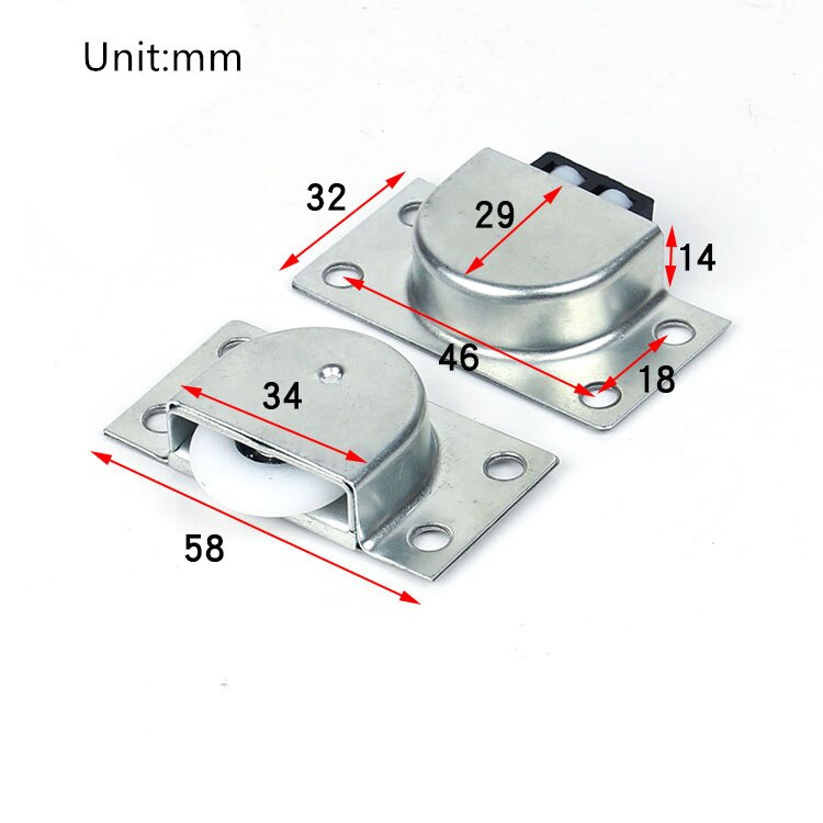 338 wardrobe moving door wheel runner cabinet moving sliding door bottom wheel stainless steel roller bookcase wheel