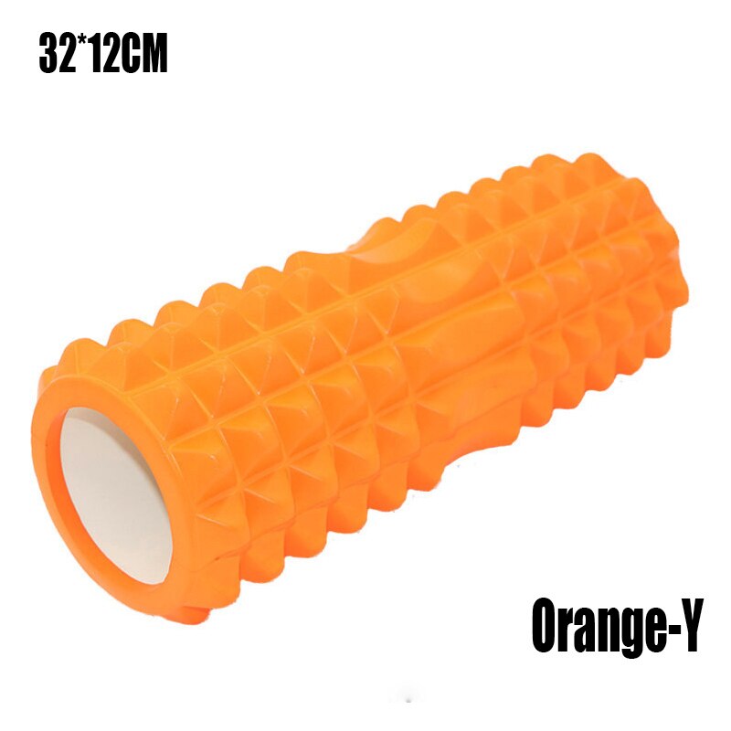 Yoga Foam Pilate Fitness Roller EVA Sports Column Train Gym Physical Massage Grid Floating Trigger Point Therapy Exercise block: plum