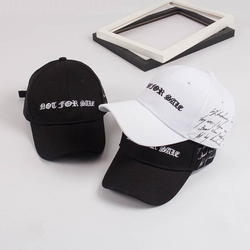 summer letter embroidered duck Cap Black curved brim baseball cap men and women trend casual versatile student hat