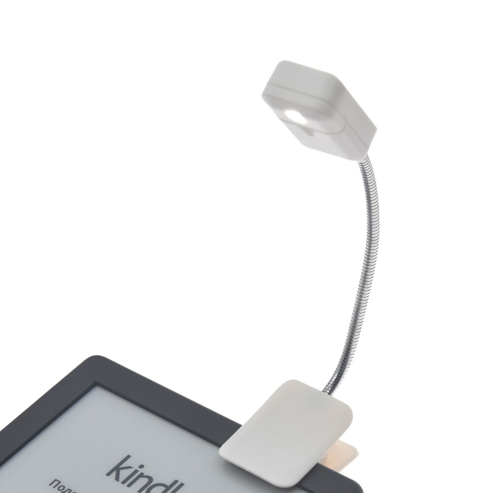 1 Uds portátil LED Flexible con Clip Lámpara de lectura de libros luz para Kindle portátil Ebook Tablet lector cama de escritorio de la tabla de noche iluminación