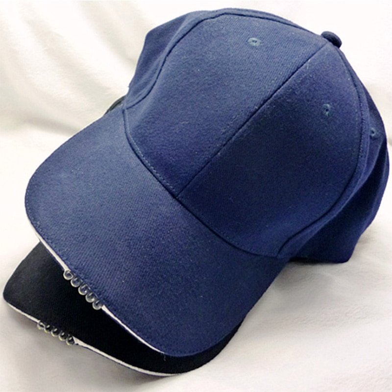 Gorro con luz LED camuflaje iluminado Otoño Invierno sombrero de pesca iluminación nocturna exterior montañismo gorra de béisbol gorra de escenario