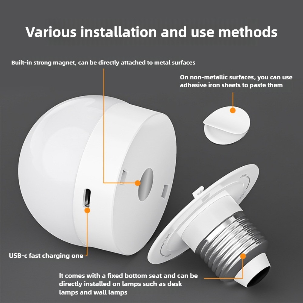 7w e27 led-pærer genopladelig nødlampe med led-pære, varm hvid/hvid til soveværelse  ac 85-265v med ir-fjernbetjening