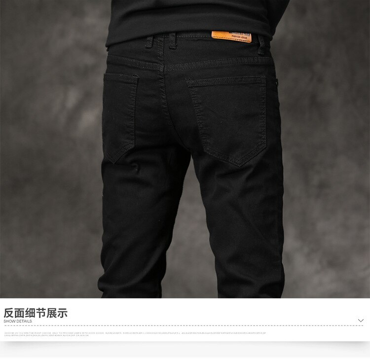 Ripped Frayed Pants For Men Skinny Destroyed Famous Hip Hop Black Men Joggers Pants Casual High Street Pant