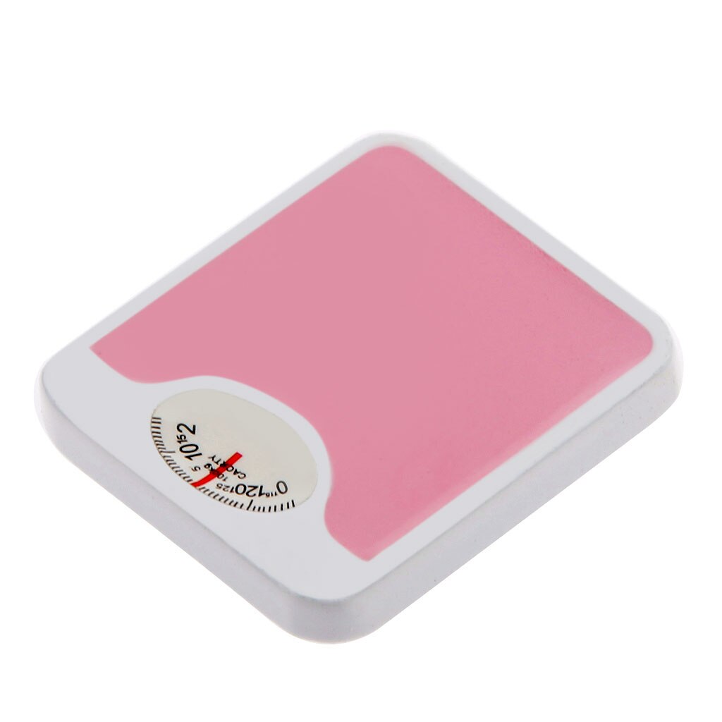 1:12 poppenhuis miniatuur roze weegschaal badkamer accessoires voor thuis