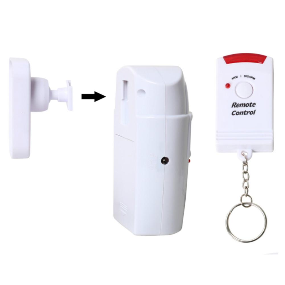Wireless Door Alarm 120db Home Alarms PIR Motion Sensor Door Belling Clocks With Remote Control For Home Supplies