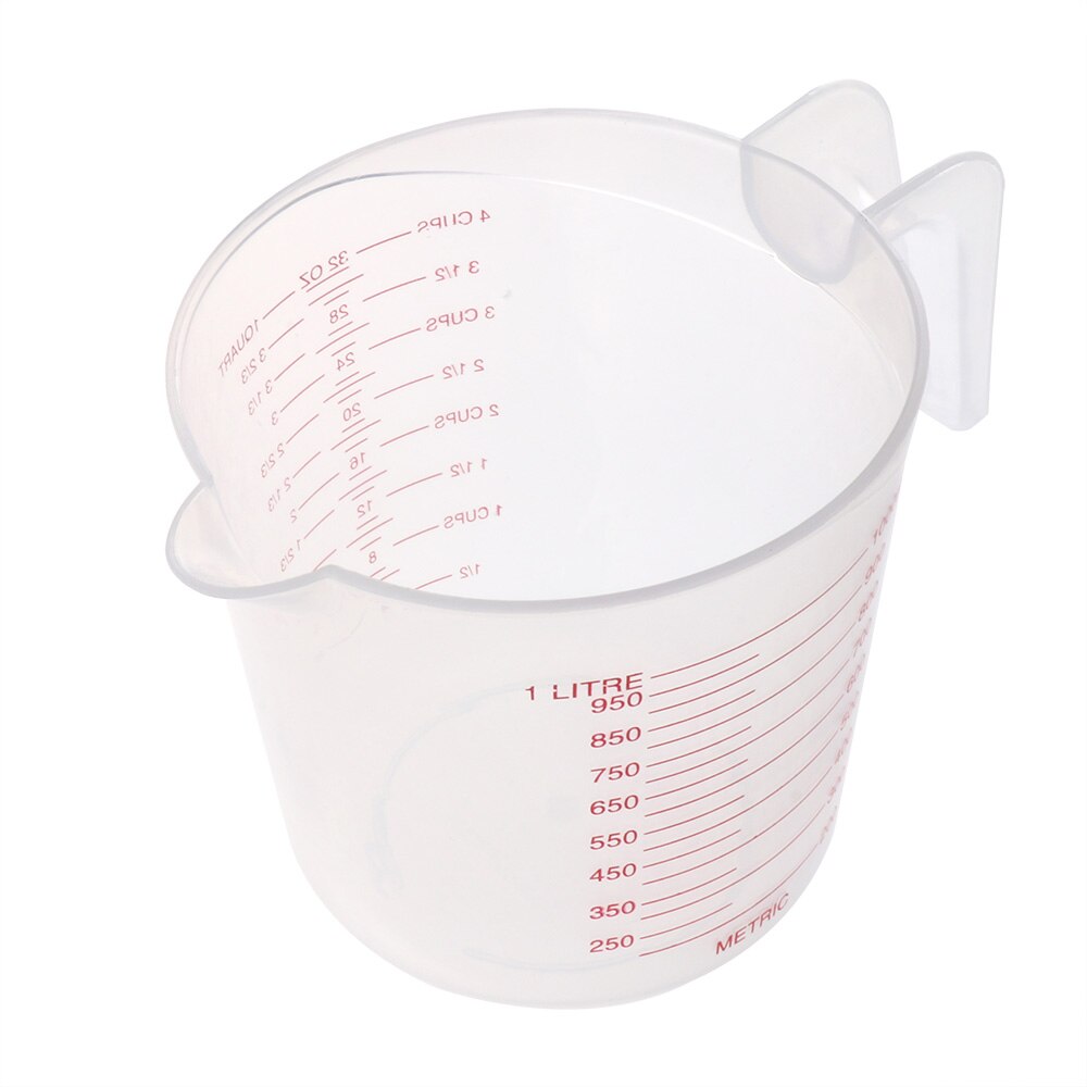 Measuring Jug Cup Clear Plastic Graduated Measuring Cup for Baking Beaker Liquid Measure JugCup Container
