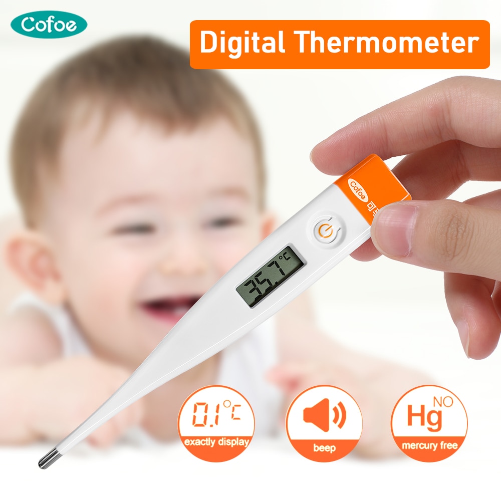 Cofoe Soft/Hard Hoofd Digitale Thermometer Bebe Voor Kinderen Huishouden Volwassen Baby Termometro Digitale Thermometer