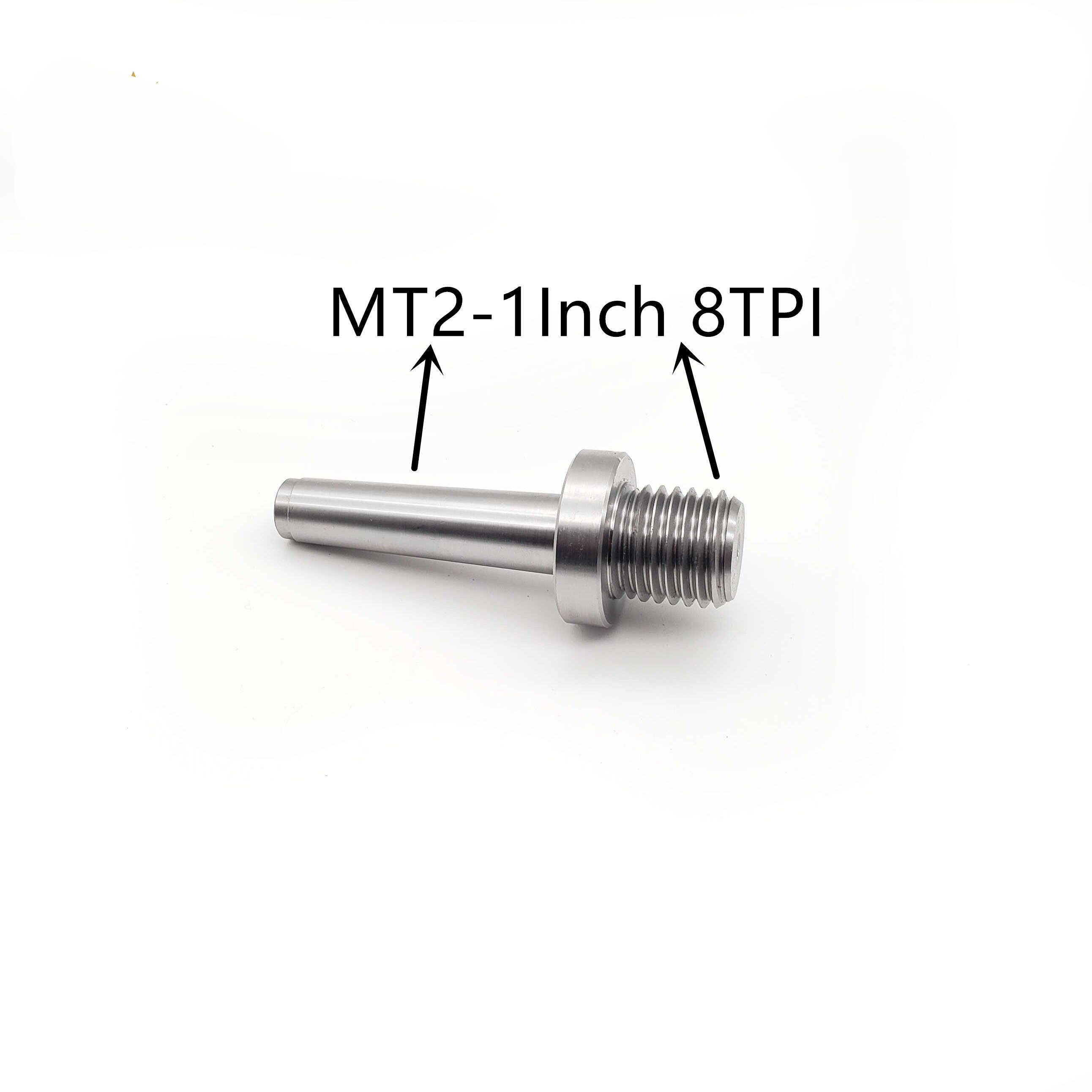 Brida de torno de madera de 80mm/100mm, rosca de placa M33x3. 5: MT2-1Inch8TPI