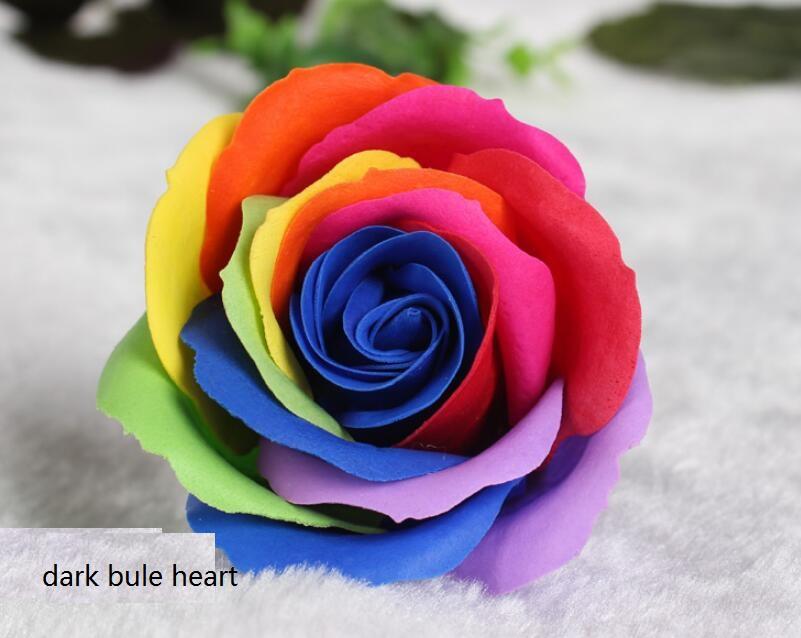 Regnbue 7 fargerike rosesåper blomsterpakkede bryllupsutstyr arrangement festartikler favoriserer toalettsåpe duftende baderomstilbehør