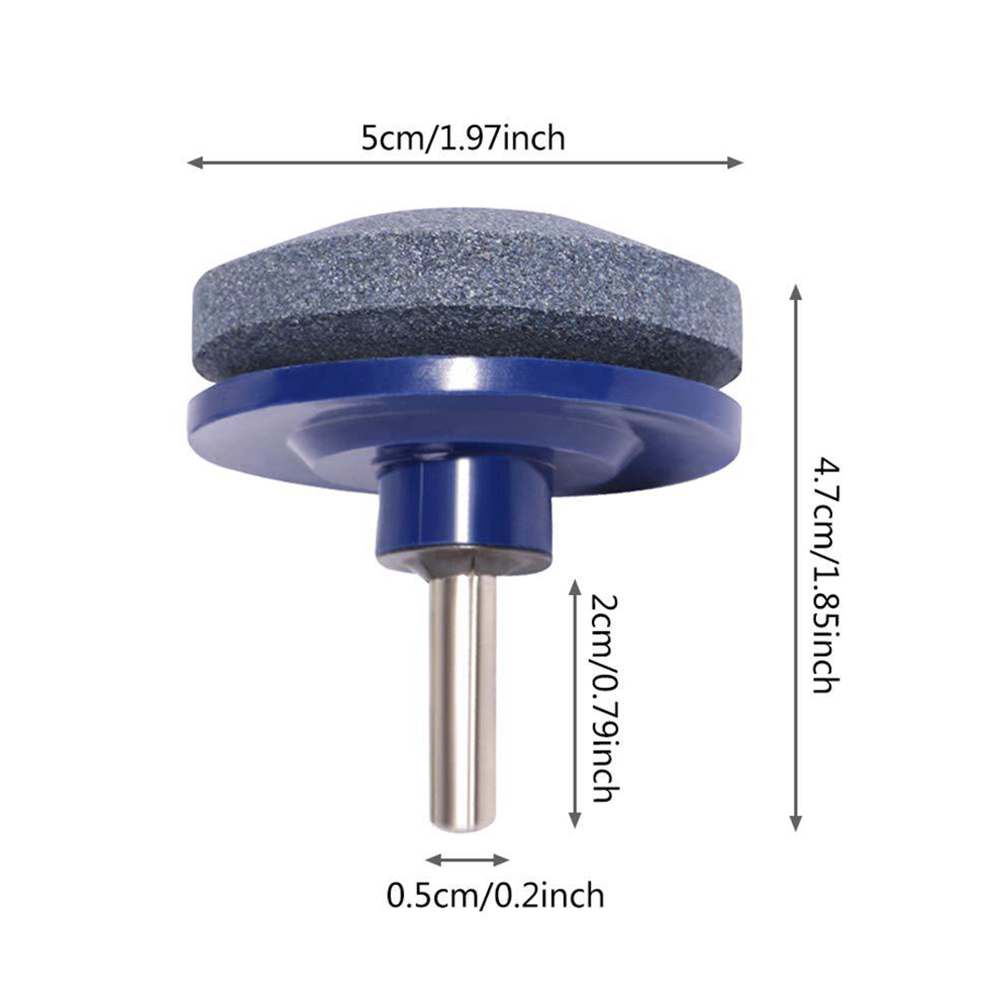 50mm snabbare gräsklippare slipare gräsklippare knivslipare universal slipning roterande borrsnitt точилка для лезвий газонокосилки