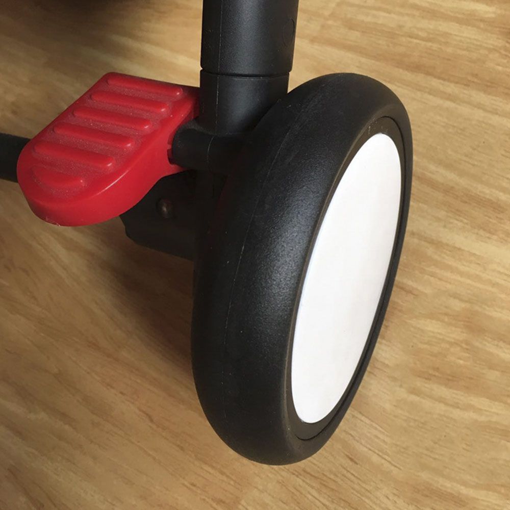 Gereedschap kinderwagenaccessoires trolleywielbeugel pu-band zijdeksel schroefclip type kinderwagenwielen wielassen accessoires