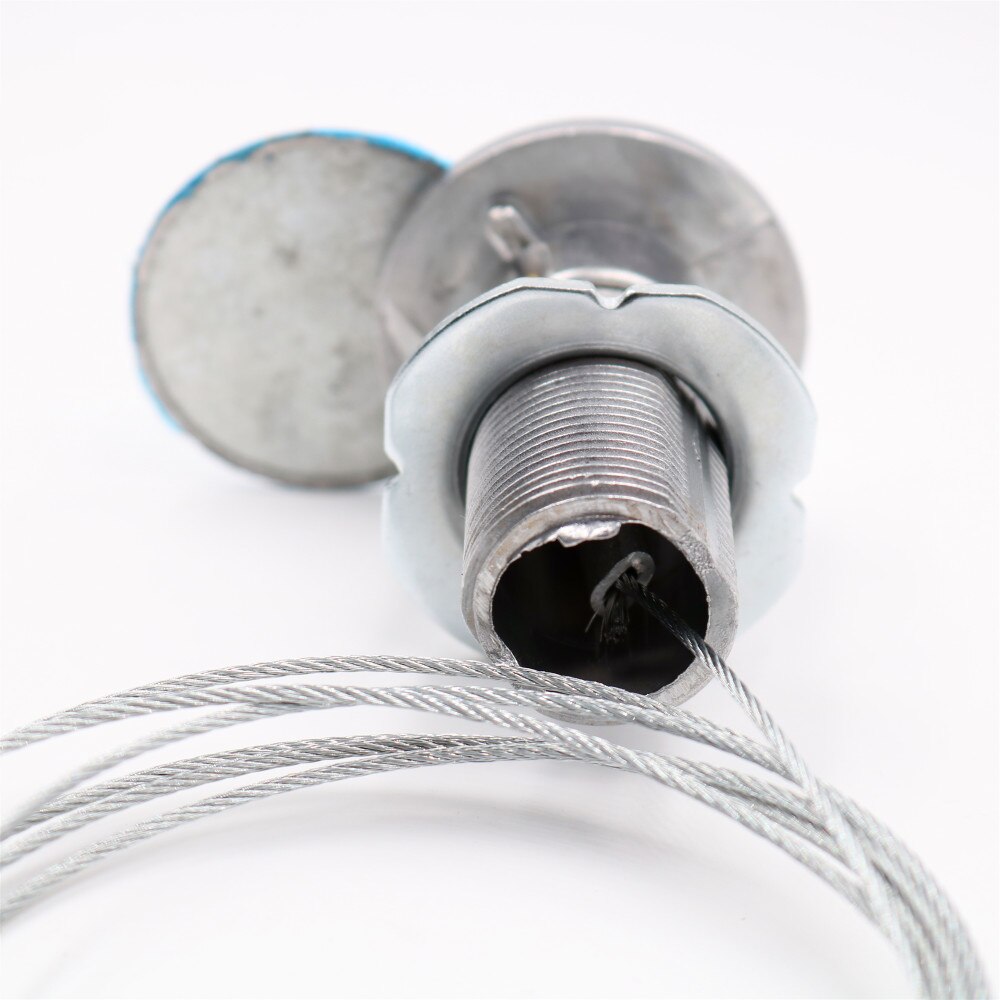 Release lock for garage door opener, security emergency garage door release lock