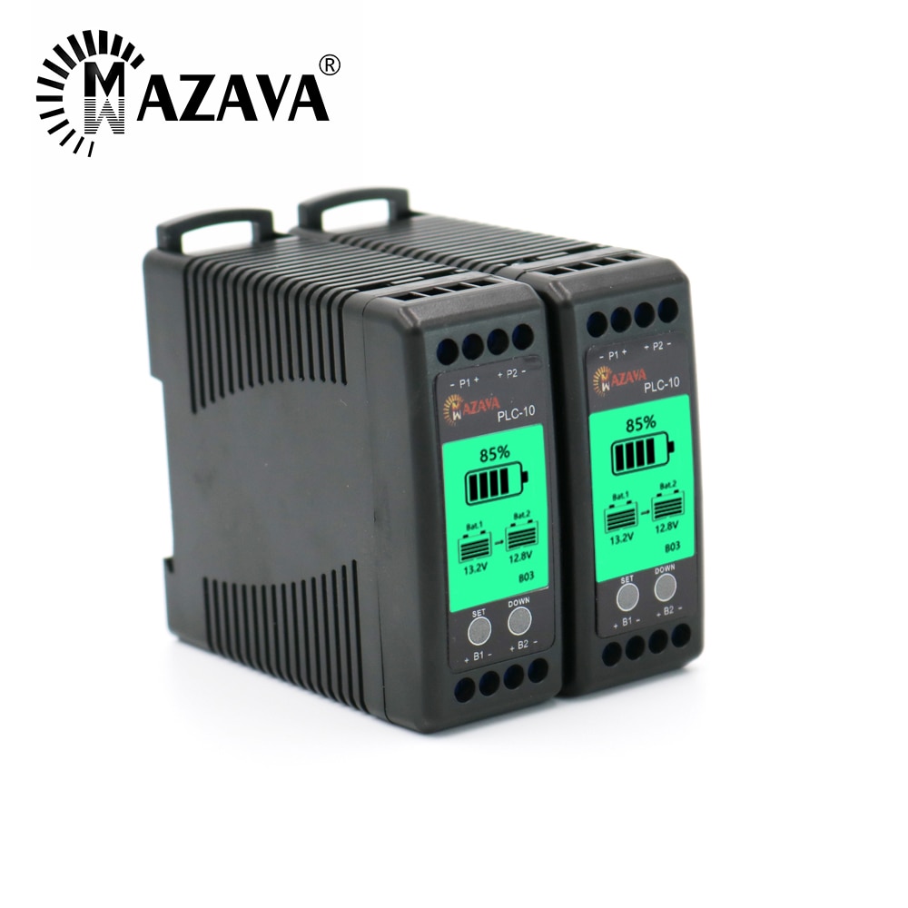 Regolatore di tensione PLC-10 batteria equalizzatore batterie bilanciamento batteria al piombo collegata in serie parallela LCD Meter