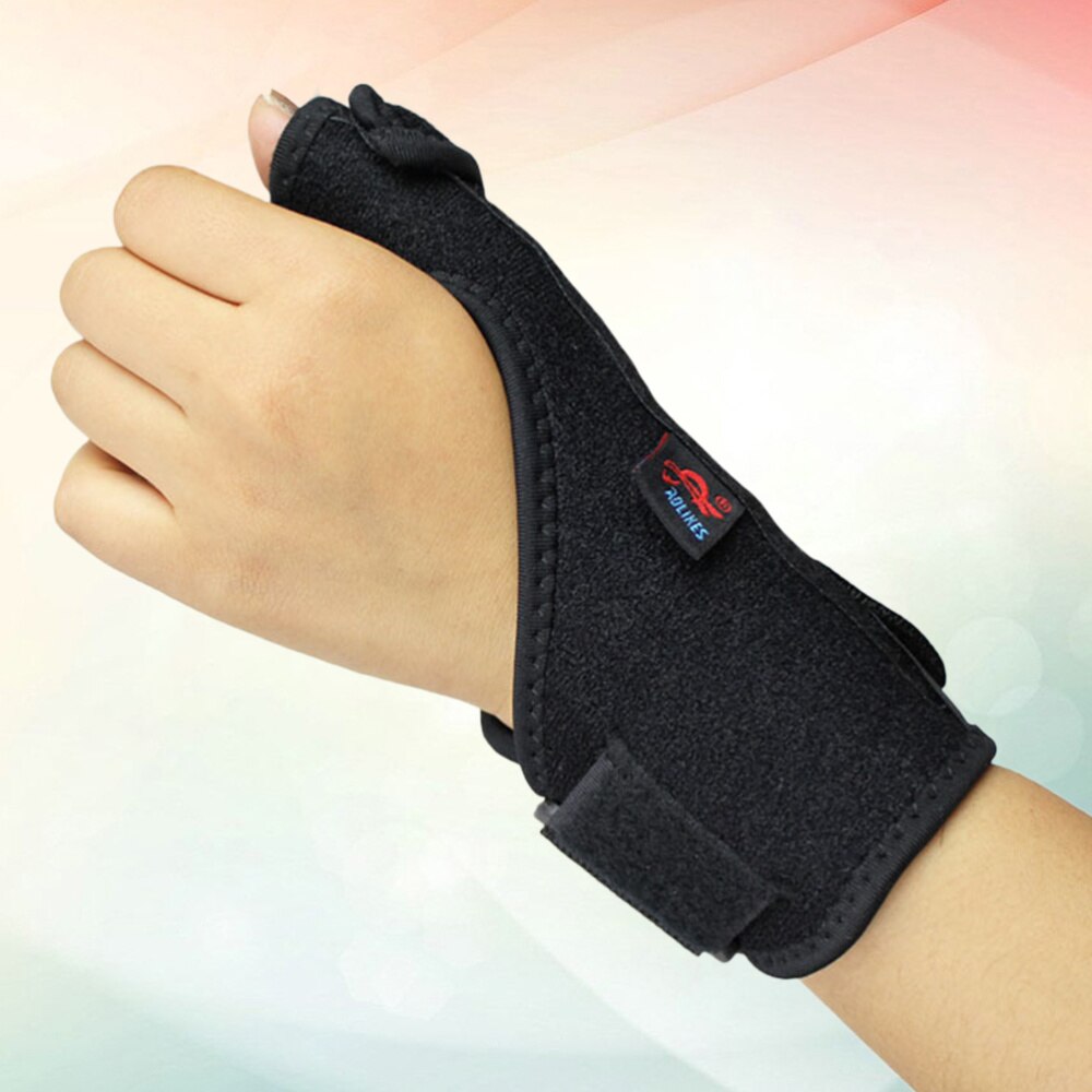 Thumb Support Splint Premium Spica Brace for High-Speed Recovery Pain Relief Arthritis for Left Hand (Black): Size 2
