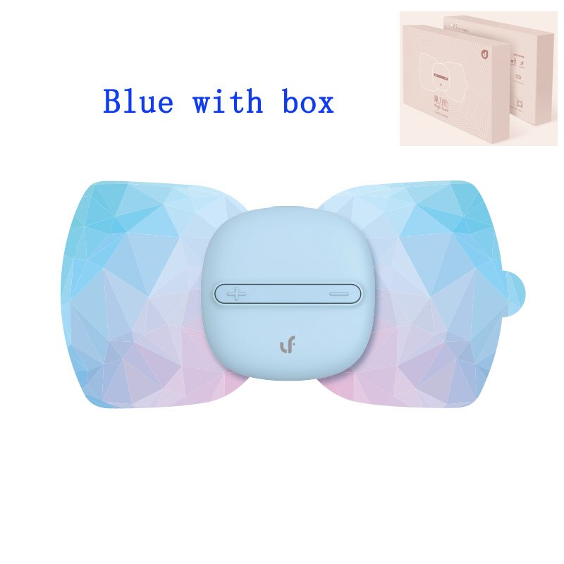 Youpin Leravan LF Portable Electrical Full Body Relax Muscle Therapy Massager Magic Massage Stickers For office worker/home: Blue with box