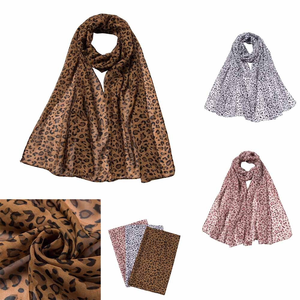 Sjaal Luipaard print - Dames Sjaal - 185cm - Lazy Cat Sieraden