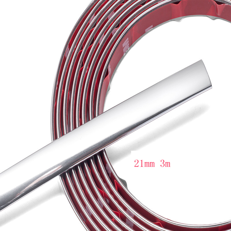 3M 5M Bil Karosseri Strip - 6-25mm Bredde | Beskyttende Lister til Kofanger & Dørkant: Mørkegrå