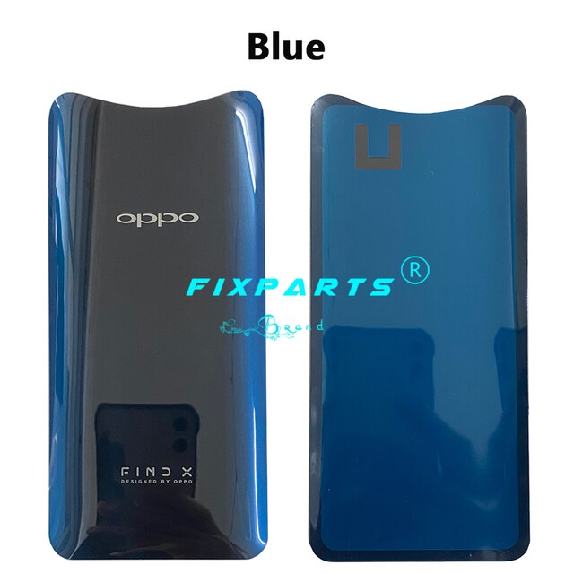 6.42 ''per OPPO trova X coperchio batteria custodia posteriore custodia in vetro CPH1871 PAFM00 parti di ricambio per telefono cellulare per OPPO trova X2: (X)Blue
