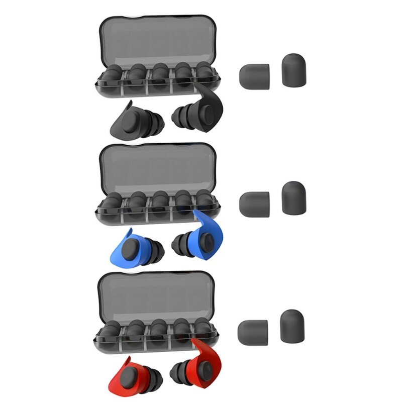 1Set Comfort Oordopjes Ruisonderdrukking Foam Soft Oordopjes Noise Reduction Oordopjes Beschermende Voor Slaap Trage Rebound Oordopjes