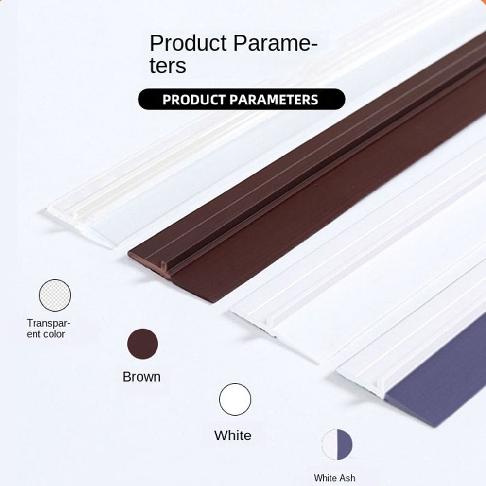Pvc Deur Bodem Afdichting Strip Zelfklevende Deur Raam Tochtstrip Afdichting Strips Stopper Deur Afdichting Anti-Koude Gap Blokker