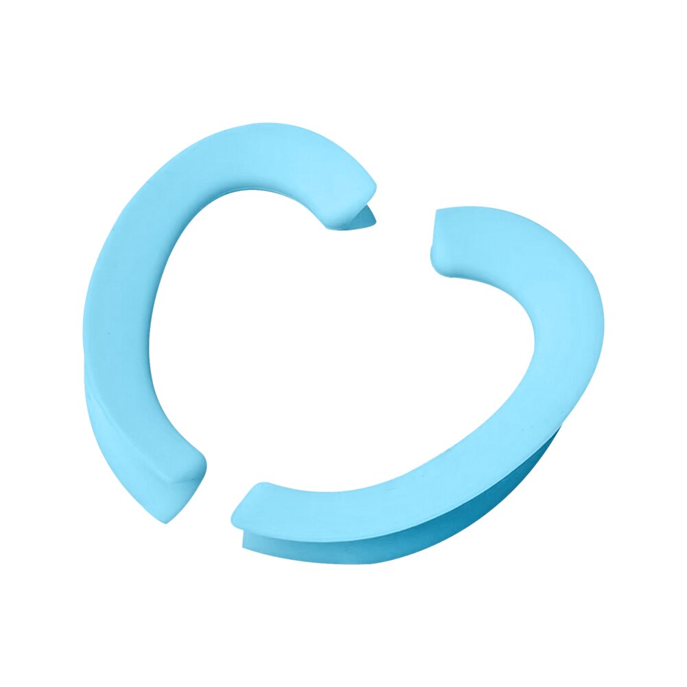 1 par silikon ansiktsmaske ørekroker deksel justerbar ørestropp myk gjenbrukbar sklisikker hørselsvern grep tilbehør: B