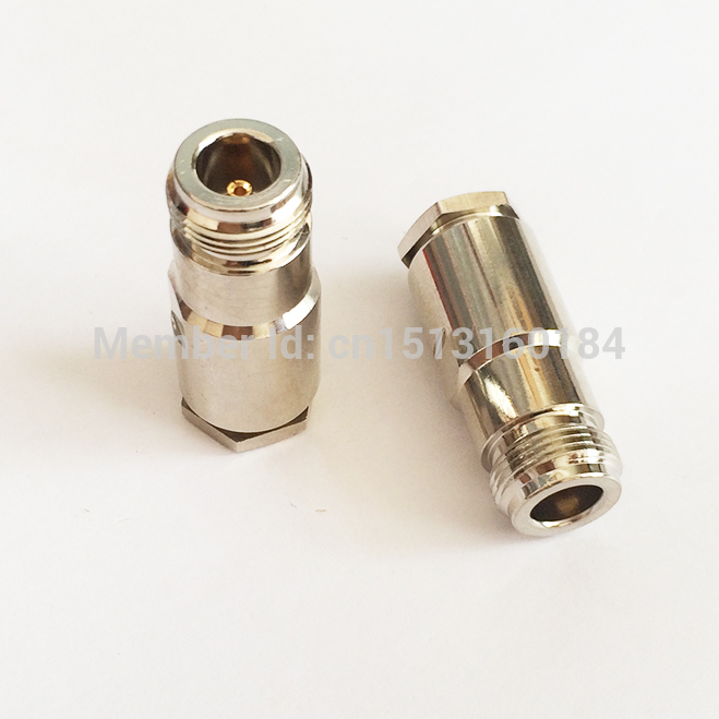 1pc N Female Jack RF Coax Convertor Connector RG8,RG213,LMR400 Straight Nickelplated