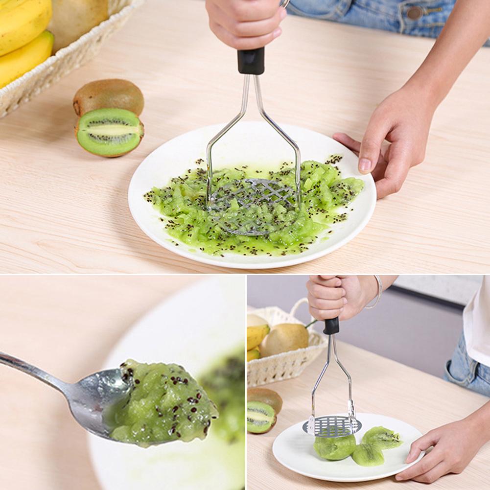 Prensa de Metal para cocina, triturador Manual de patatas y verduras, triturador de huevos de plátano y fruta