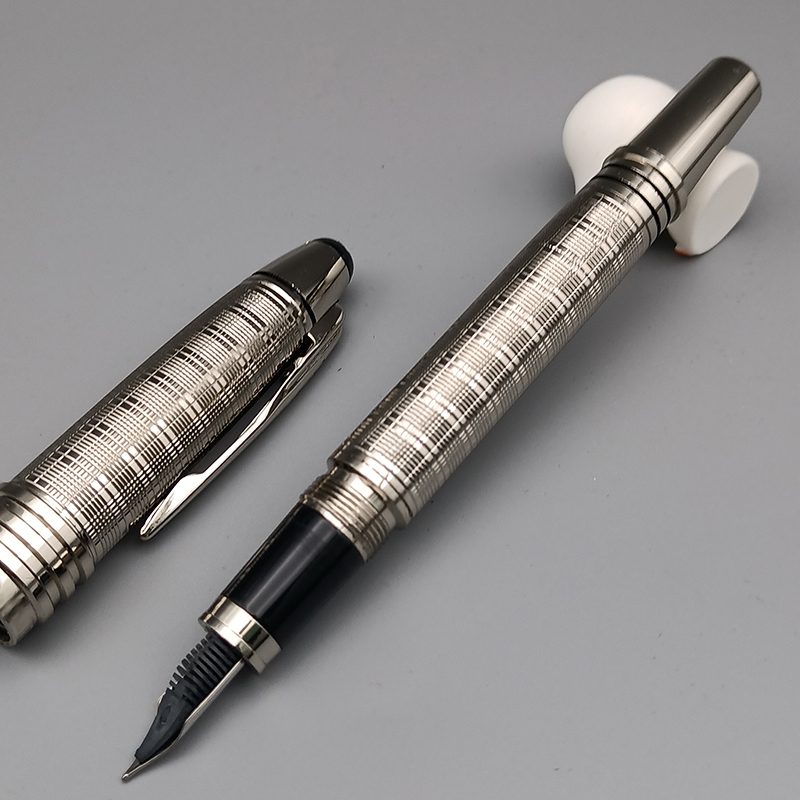 John Kennedy Rollerball Ballpoint pen Dark Blue Fountain Pen Writing Stationery with JFK: Red / Multi-Colored