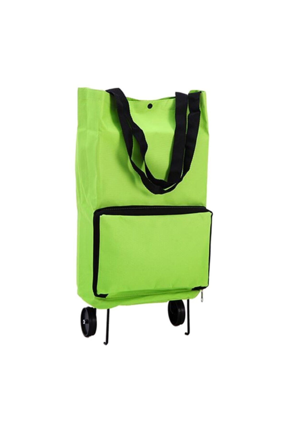 Foldable Wheel Market Trolley Practical Folding Bag Basket Bag Market Shopping Bag