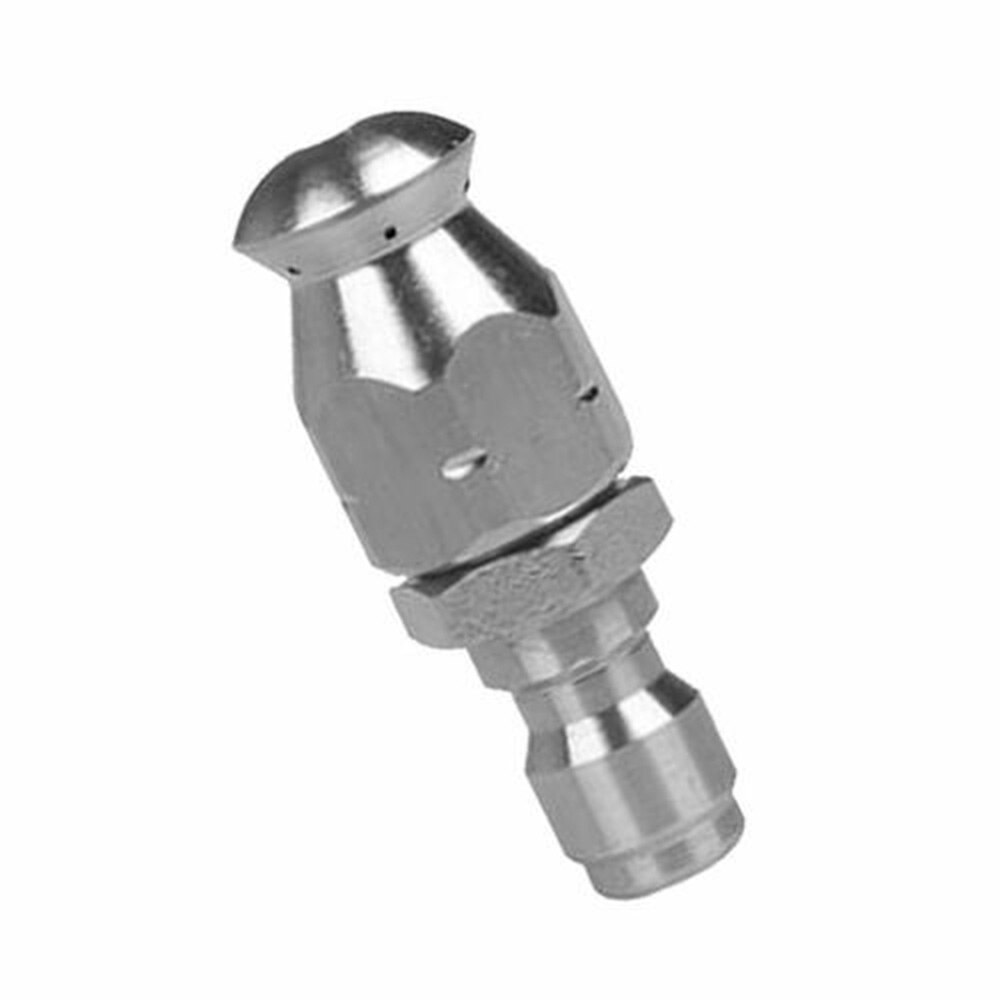 1/4" Quick Plug Drain Nozzle Pressure Washer Sewer Pipe Cleaning Hose Nozzles Pressure Washer Drain Garden Watering Hose Nozzle